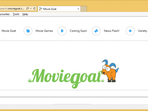 Rimuovere search.moviegoat.com