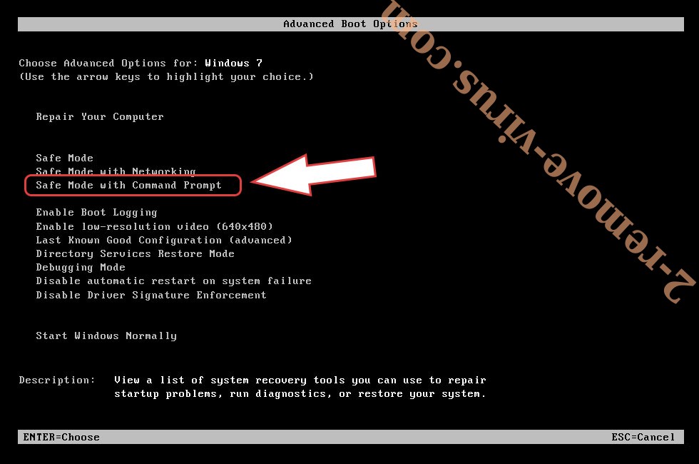 Remove Ssoi Ransomware - boot options