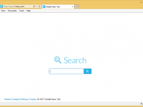 Search.facty.com – come rimuovere?