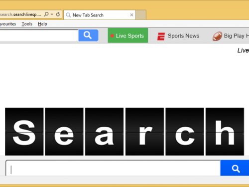 Rimuovere Search.searchlivesp.com