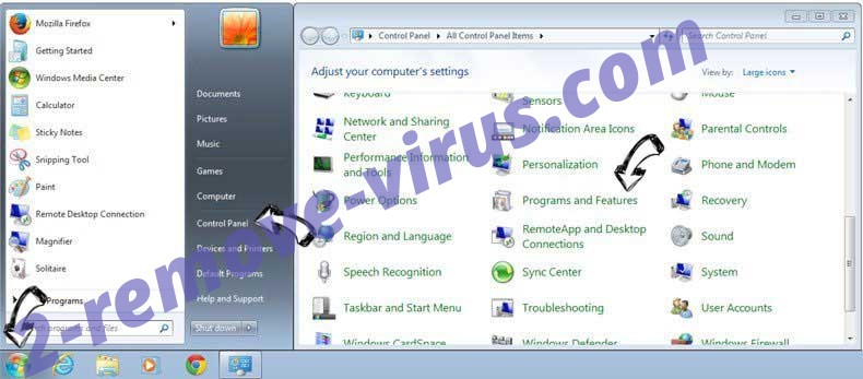 Uninstall Yahoo Toolbar virus  from Windows 7