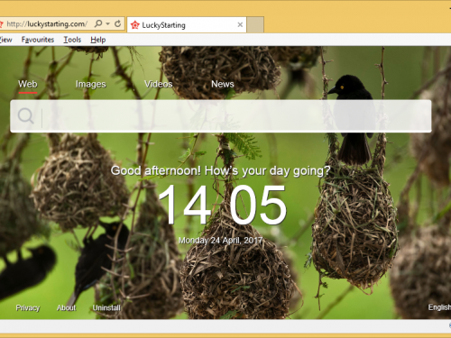 LuckyStarting Redirect – come rimuovere?