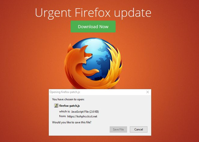 Urgent Firefox Update Virus