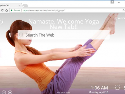 Disinstallazione di Yoga New Tab