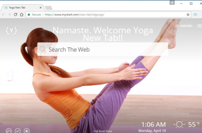 Yoga New Tab
