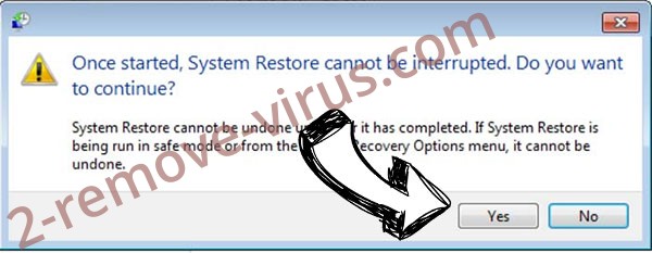 Boza Ransomware removal - restore message