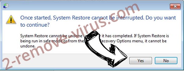 Comment supprimer Boza Ransomware de Windows removal - restore message