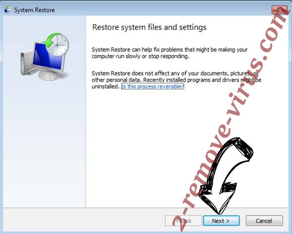 Get rid of .VapeV7 file virus - restore init