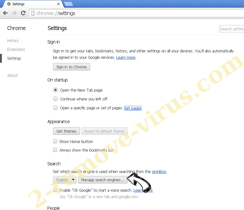 Alpha Search Browser Hijacker Chrome extensions disable