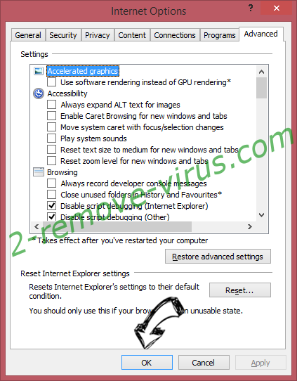 Alpha Search Browser Hijacker IE close