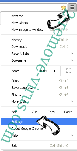 Maraukog.info Chrome menu