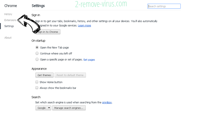 Savefrom.net Virus Chrome settings