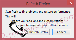 Alpha Search Firefox reset confirm