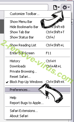 MyScrapNook Toolbar Safari menu