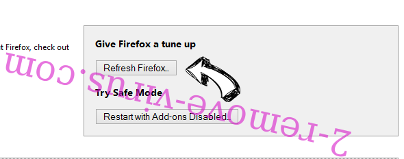 Search.terraarcade.com Firefox reset