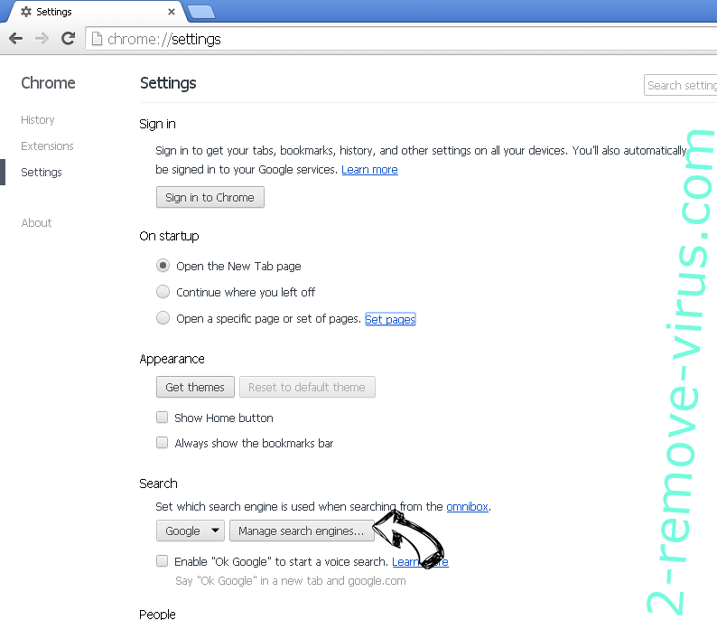 Star-search.xyz Chrome extensions disable