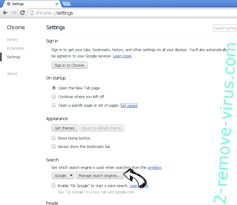 Search.search4ppl.com Chrome extensions disable