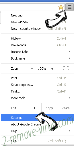 Star-search.xyz Chrome menu
