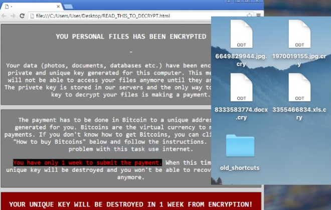 cry ransomware