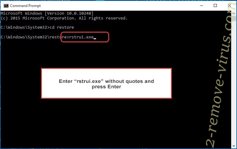 Delete H34rtBl33d virus - command prompt restore execute