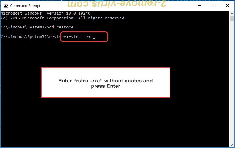 Delete .MKES file virus - command prompt restore execute