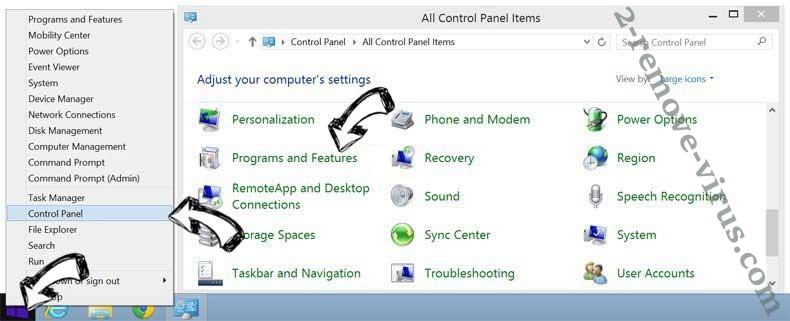 Delete MyTransitPlanner Toolbar from Windows 8