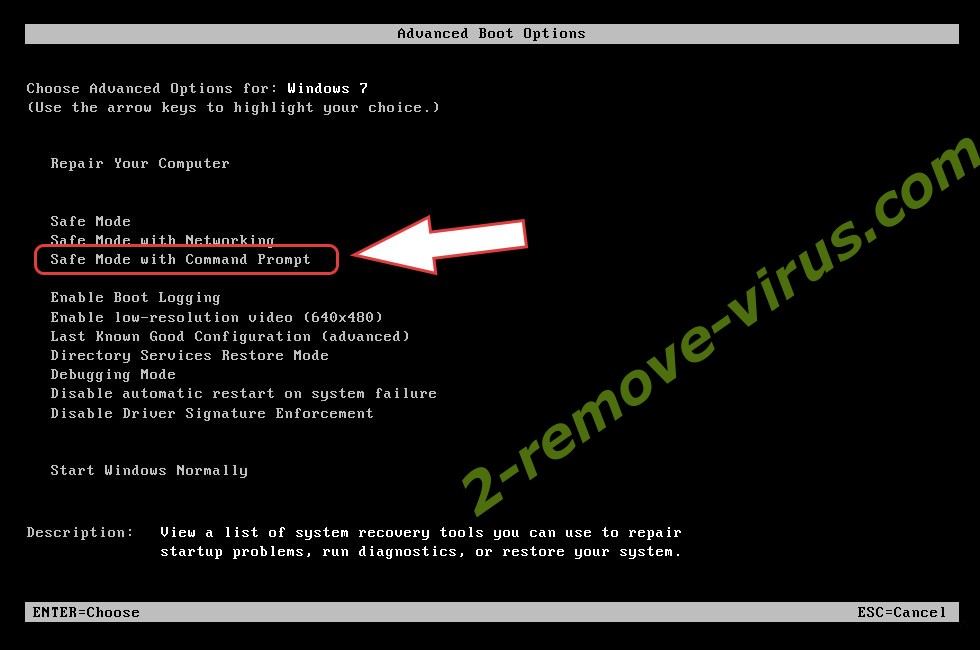 Remove Helpmanager@mail.ch ransomware - boot options