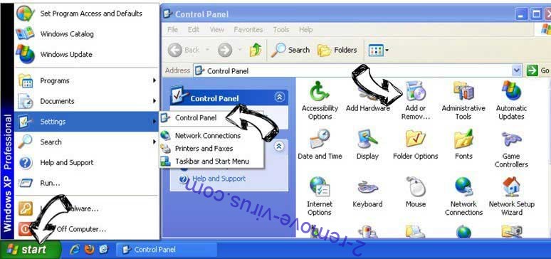 Remove CapitalProjectSearch Adware from Windows XP