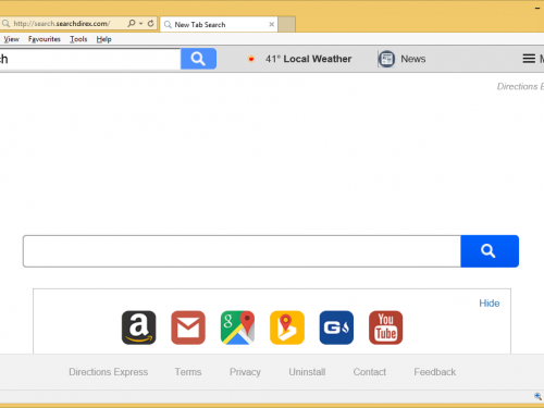 Rimuovere searchdirex.com