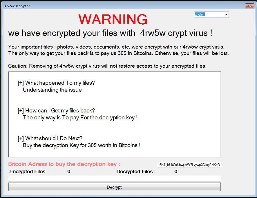 4rw5w ransomware virus