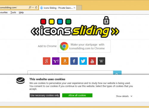 Rimuovere Iconssliding.com