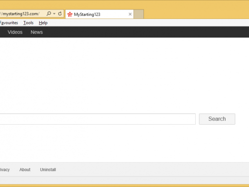 Mystarting123.com rimozione