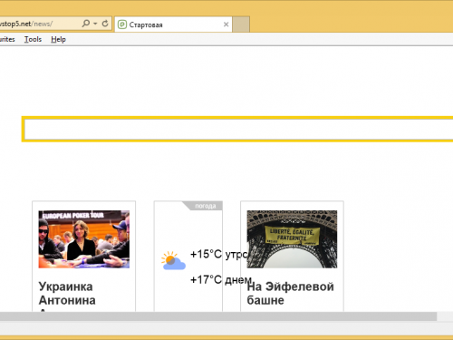 Rimuovere Newstop5.net