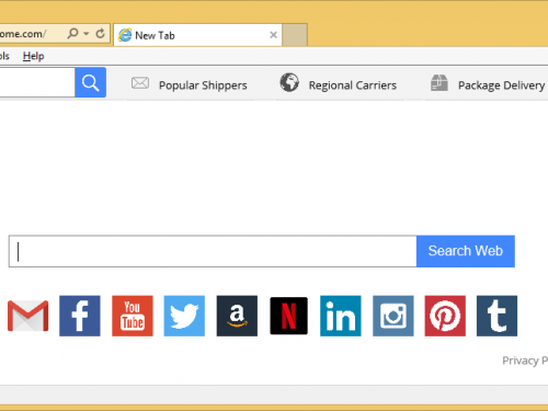 Rimuovere Trackpackagehome.com