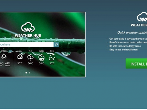 Weather Hub verwijderen