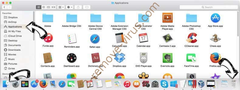 Viralfived.com removal from MAC OS X
