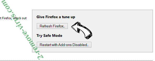Scanandclean.xyz Ads Firefox reset
