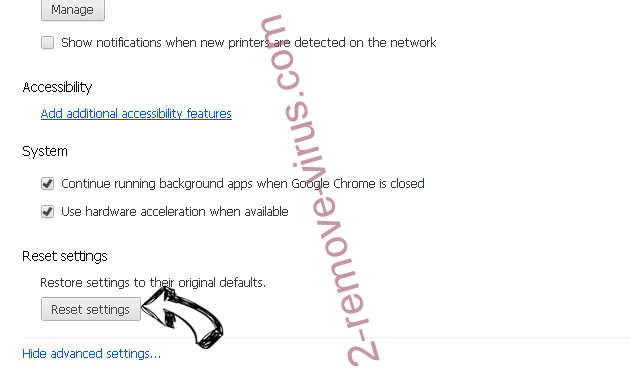 Search.gikix.com Chrome advanced menu