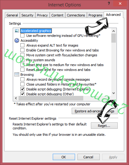 InternetSpeedTracker Toolbar IE reset browser