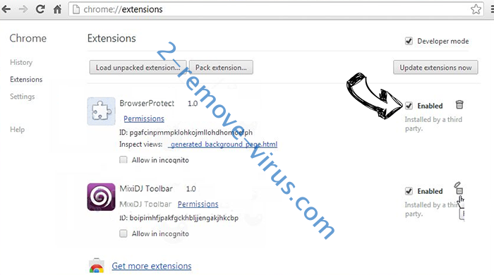 Government Benefit Finder Virus Chrome extensions disable