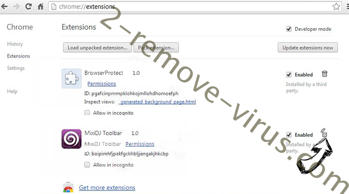 Free Government Forms Virus Chrome extensions remove