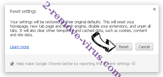 Government Benefit Finder Virus Chrome reset