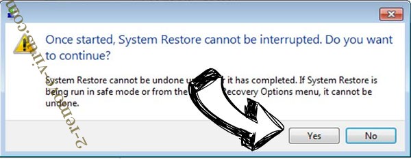 Xxx Ransomware removal - restore message