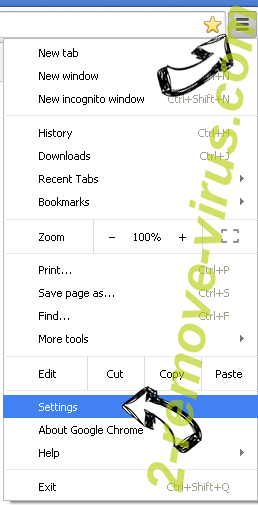 IObitCom Toolbar Chrome menu