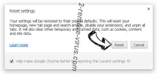 IObitCom Toolbar Chrome reset