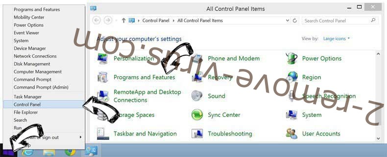 Delete MyDIYGenie Toolbar from Windows 8