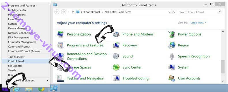 Delete Netspooke3.biz from Windows 8