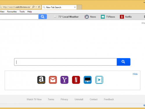 Rimuovere Search.watchtvnow.co