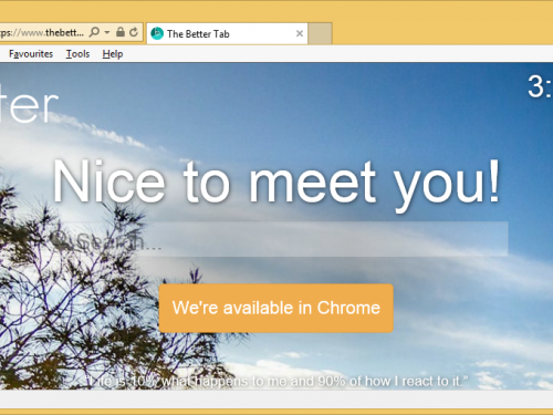 Odstrániť BetterTab virus