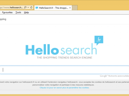 Rimuovere Hellosearch.fr Redirect